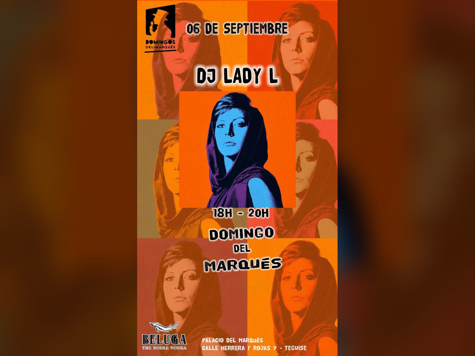Domingos del Marqués — DJ Lady L, 6 settembre