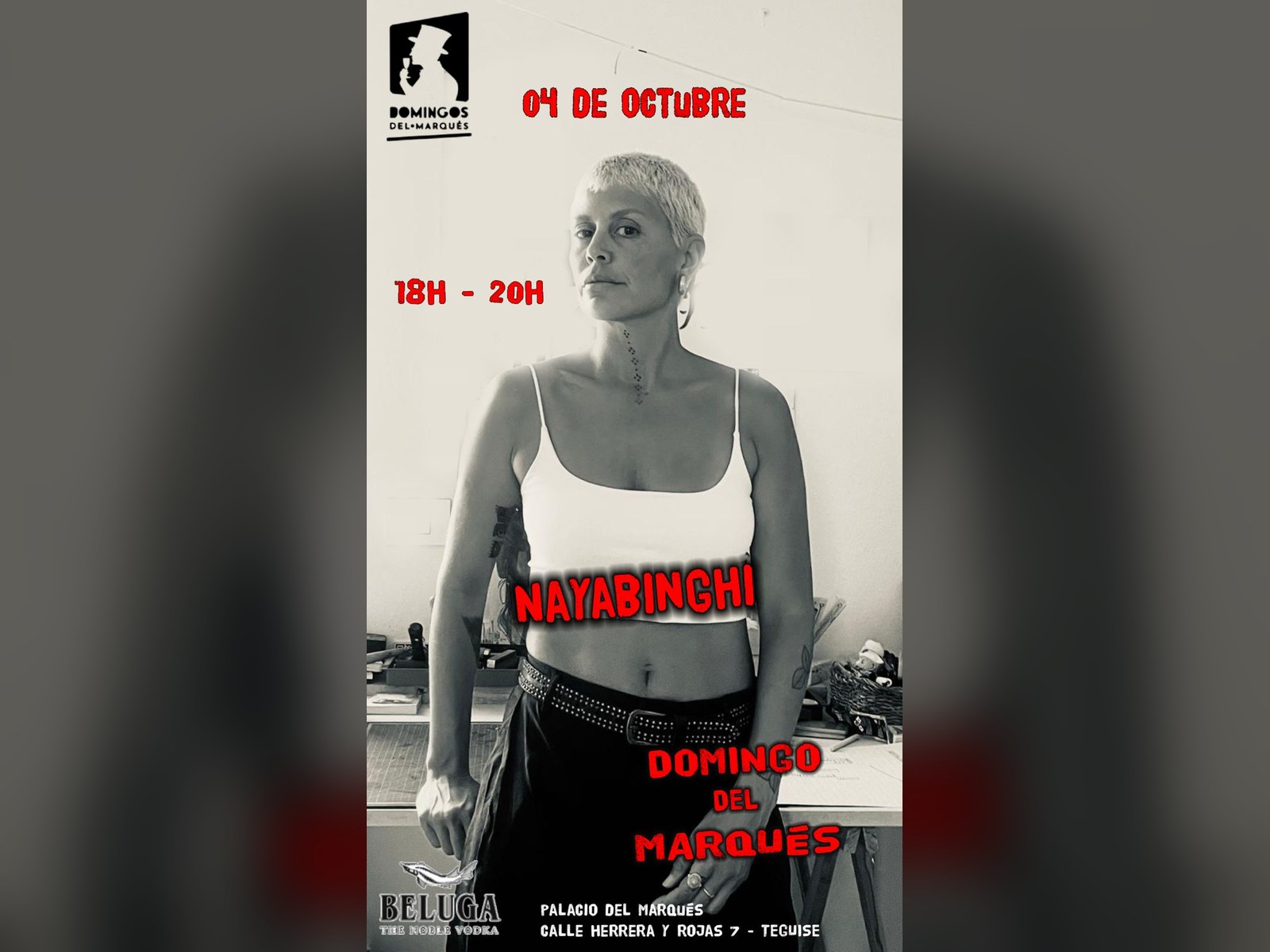 El domingo NAYABINGHI pincha en el patio del Palacio del Marqués, de 18 a 20