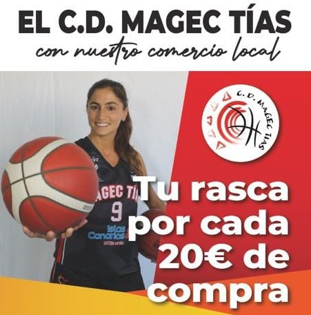 El C.D. Magec apoya el comercio local deTías