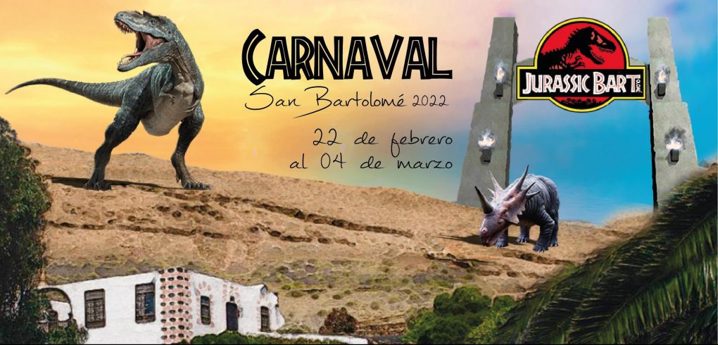 JurassicBart, consulta el programa del Carnaval de San Bartolomé
