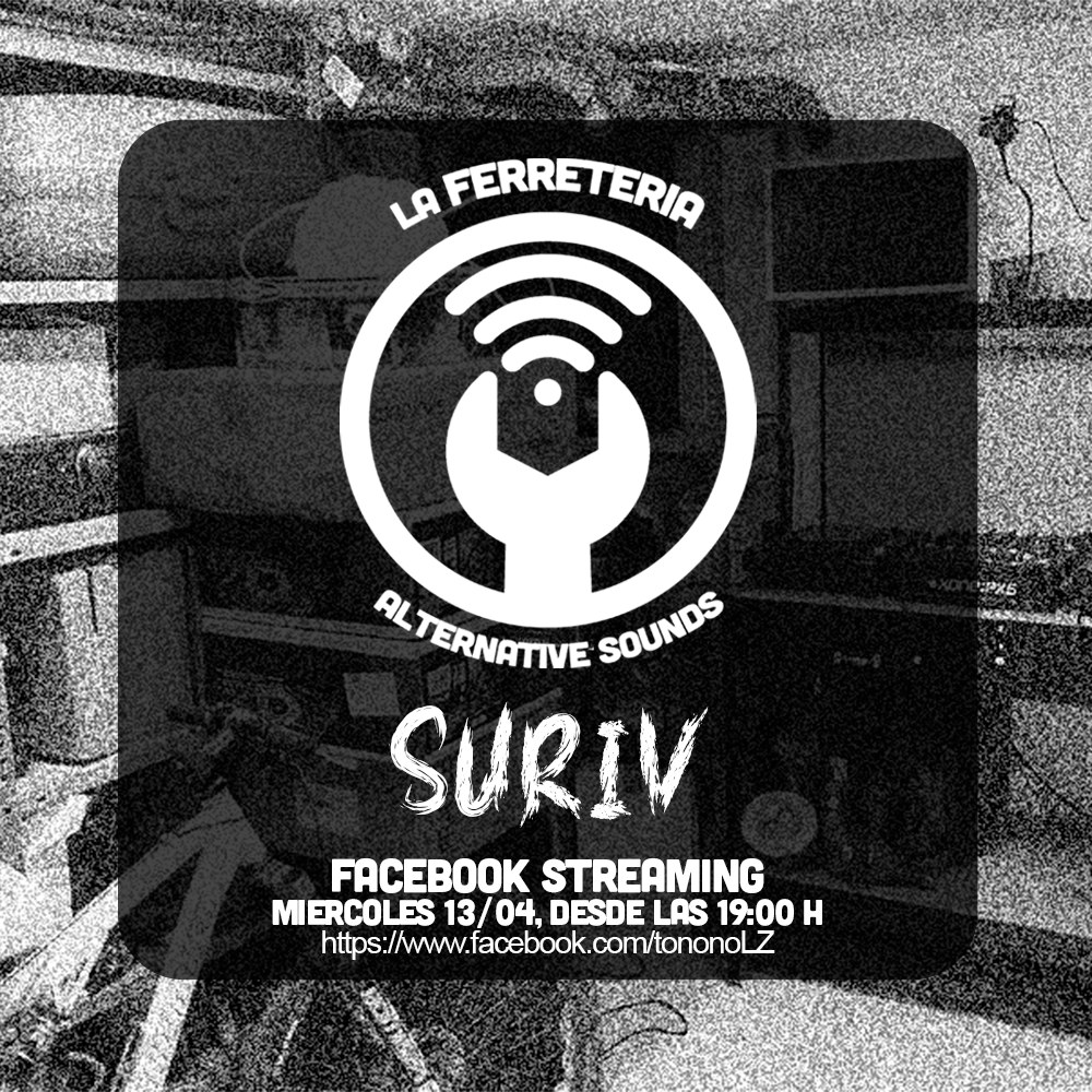 Esta tarde nuevo episodio en streaming de «La Ferreteria» con Karlos MK aka Suriv